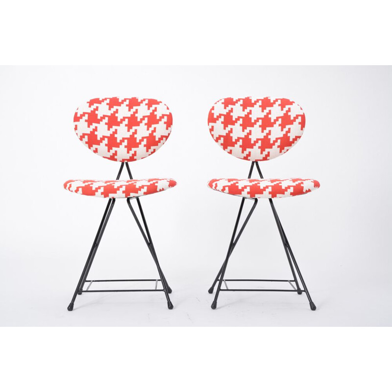 Pair of Vintage F and T chairs by Rob Parry, Netherlands 1950