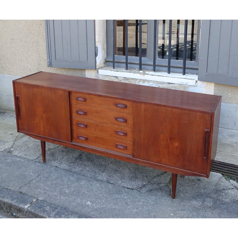 Vintage sideboard in teak, Nils JONSSON - 1960s