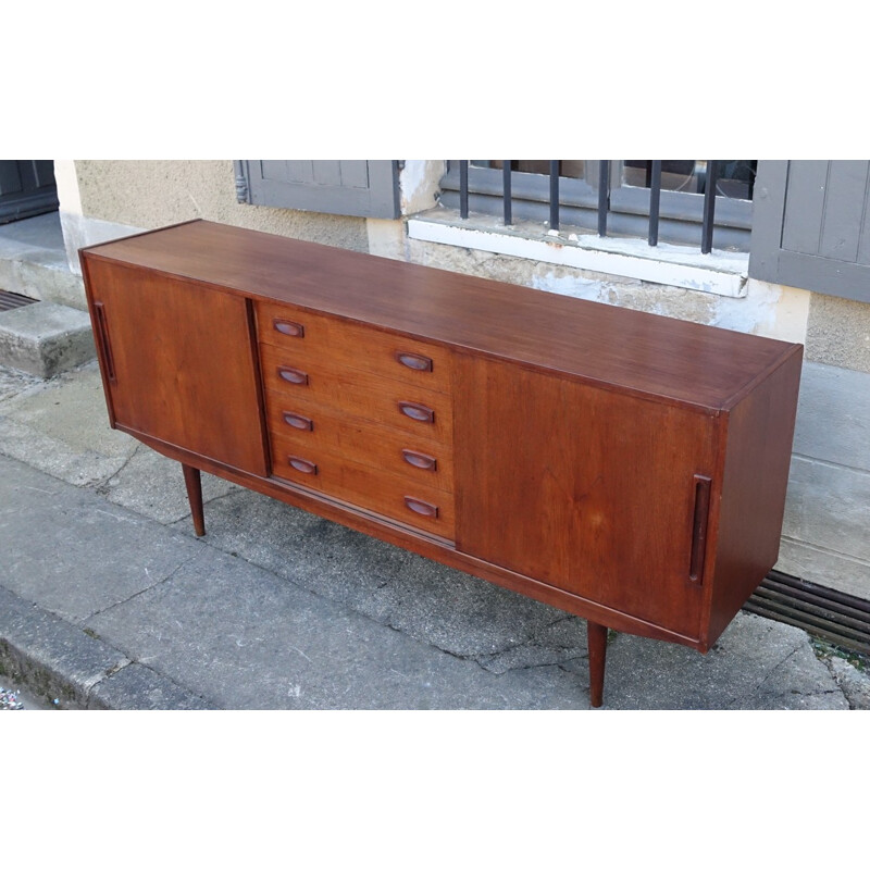 Vintage sideboard in teak, Nils JONSSON - 1960s