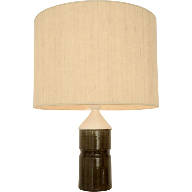 Lampe Vintage en Céramique, Bicolore, vers 1970, France.