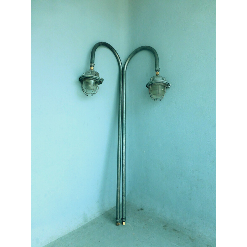 Vintage industrial exterior floorlamp, 1970