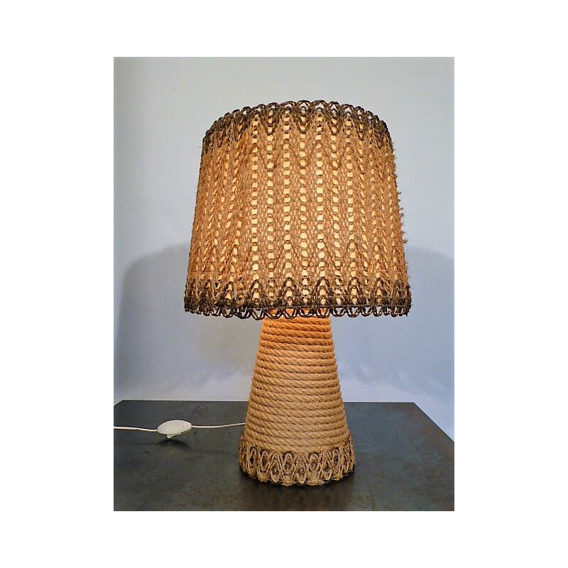 Vintage rope lamp, 1960