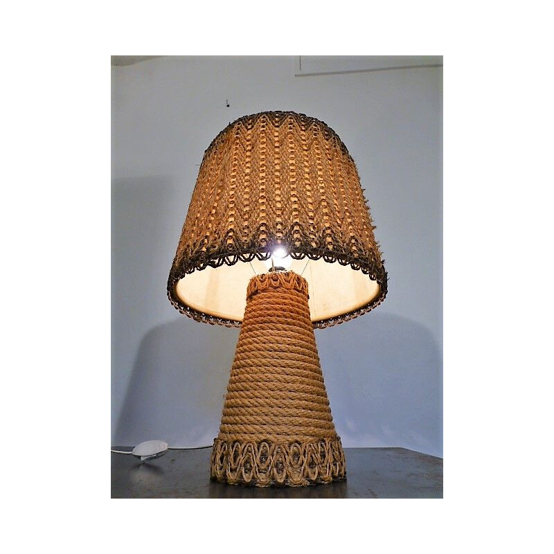 Lampe vintage en corde, 1960