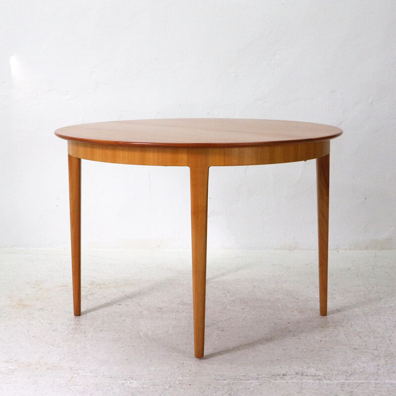 Extendible Cherrywood Vintage Dining Table, 1960s