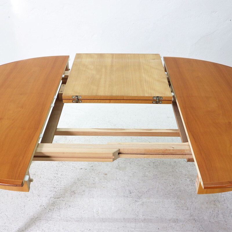 Extendible Cherrywood Vintage Dining Table, 1960s