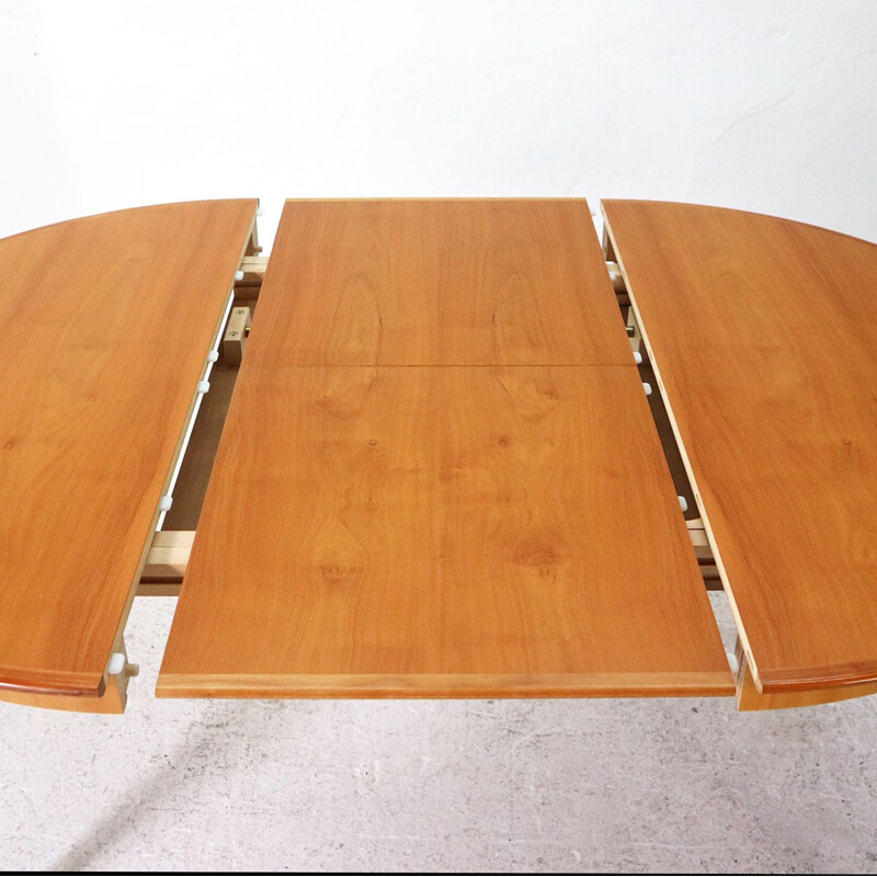 Extendible Cherrywood Vintage Dining Table, 1960s