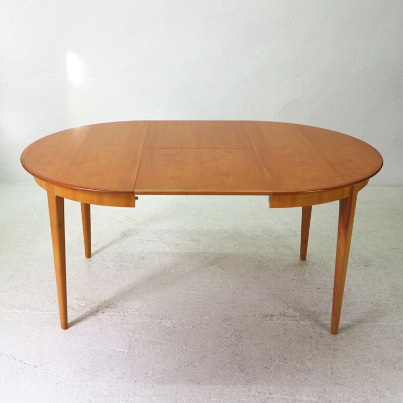 Extendible Cherrywood Vintage Dining Table, 1960s