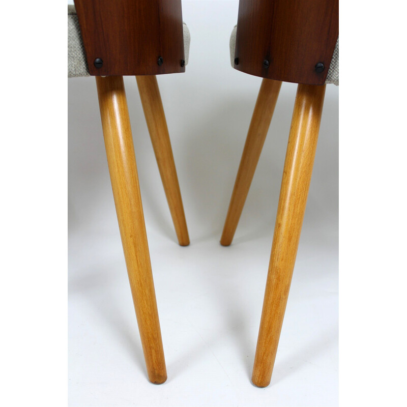 Ensemble de 4 chaises vintage d'Oswald Haerdtl pour Tatra, 1960