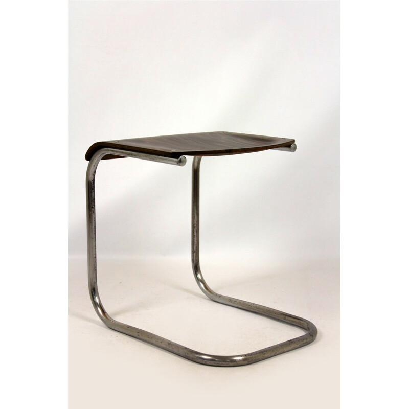 Vintage Bauhaus Picollo Stool in Chrome by Mart Stam for Mücke-Melder, 1930s 