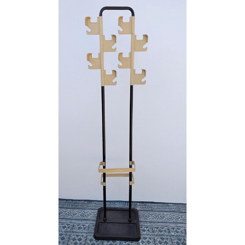 Vintage coat rack by Jean-Pierre Vitrac for Manada, circa 1978