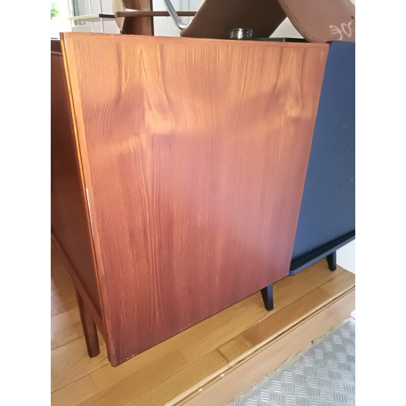 Vintage teak and ceramic sideboard, 1960s