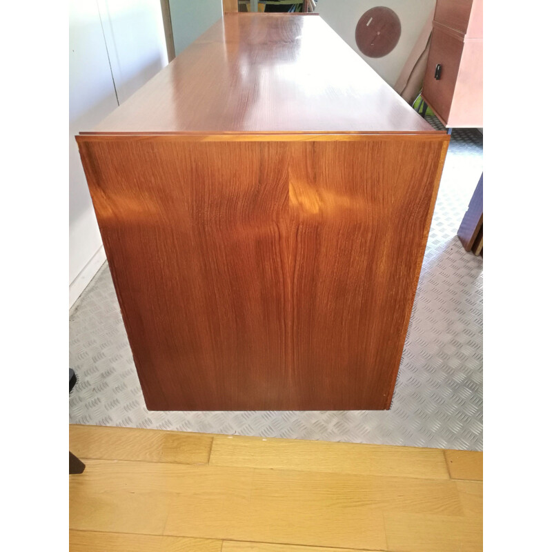 Vintage teak and ceramic sideboard, 1960s