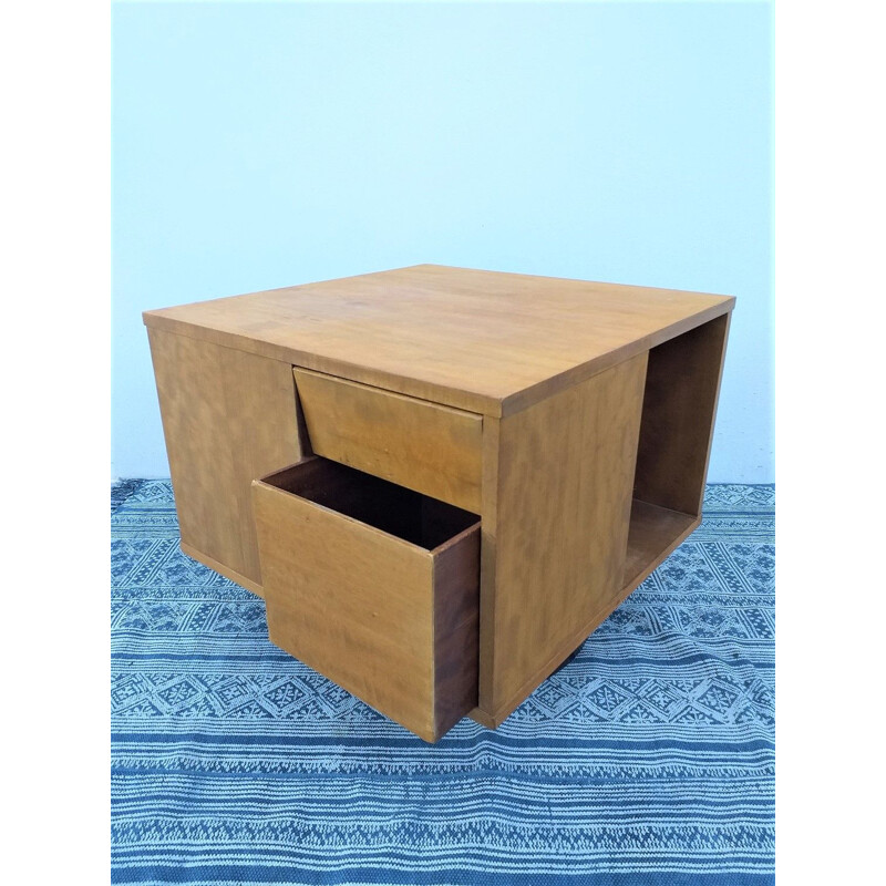 Table basse "cube" ou meuble de rangement vintage années 70