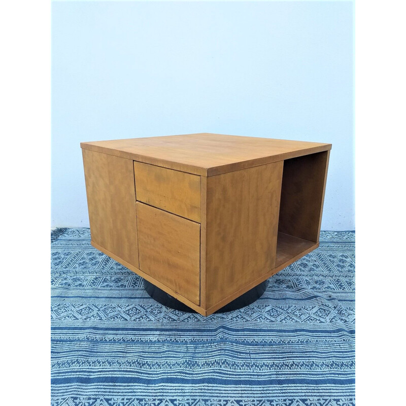 Vintage "cube" coffee table or storage furniture 70s