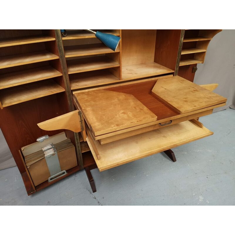 Vintage desk box in teak 1970s