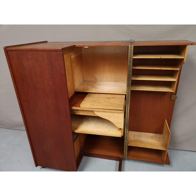 Vintage desk box in teak 1970s