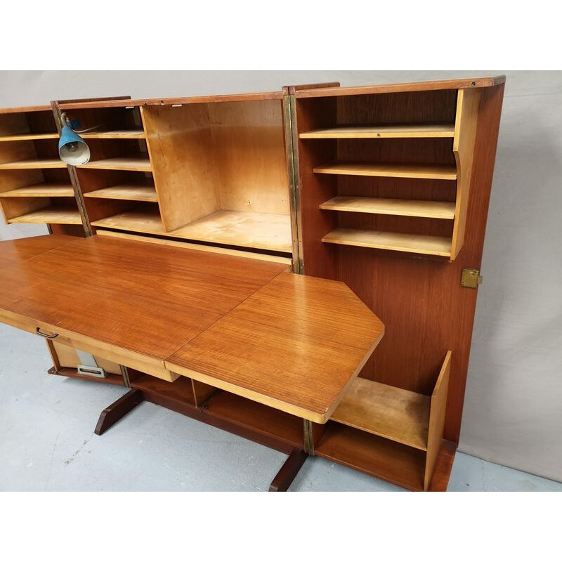 Vintage desk box in teak 1970s