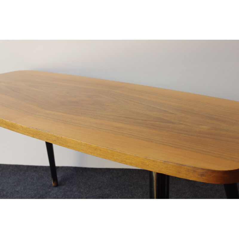 Vintage coffee table in wood 1970s