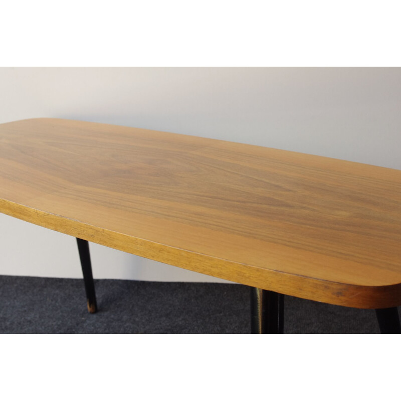 Table basse vintage bois des années 1970