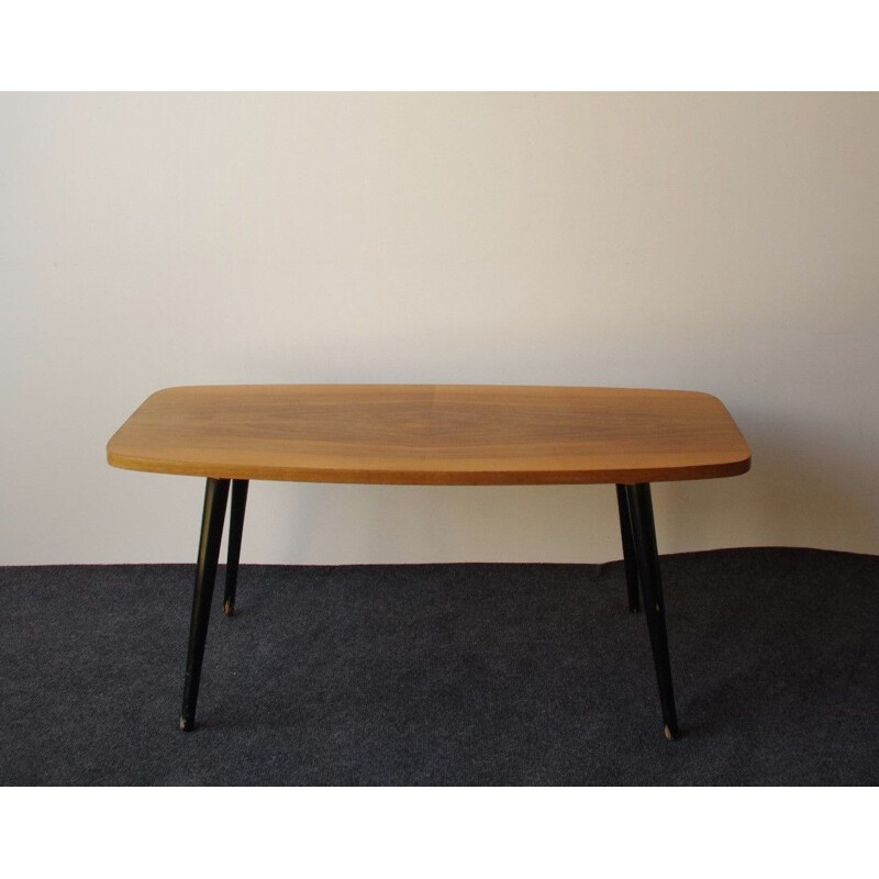 Table basse vintage bois des années 1970