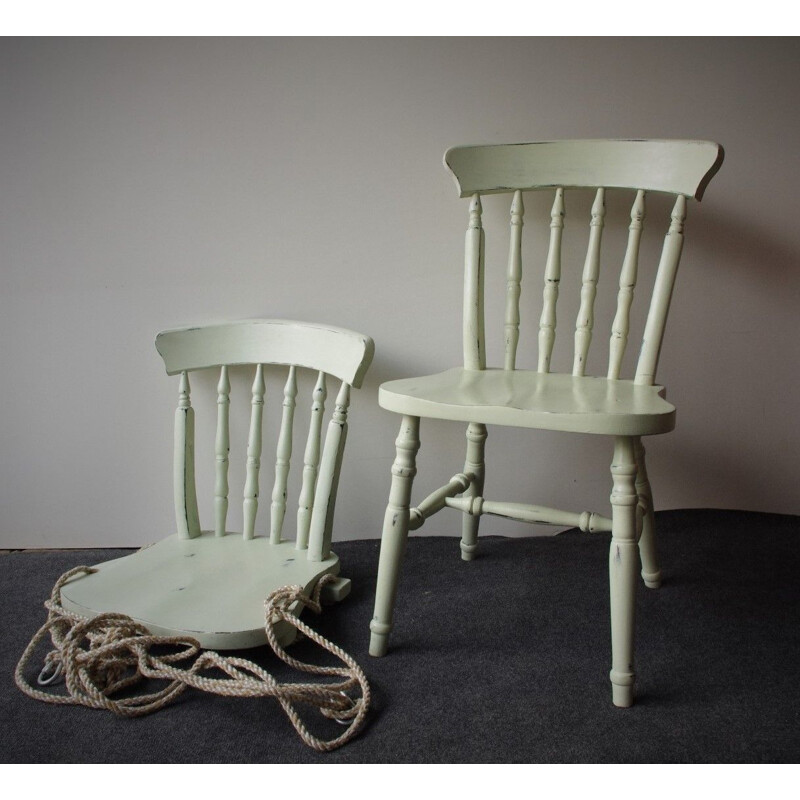 Vintage chair in wood 1950s