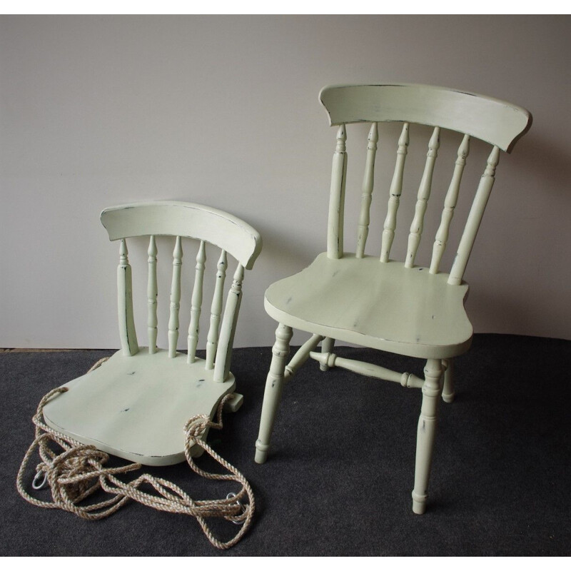 Vintage chair in wood 1950s