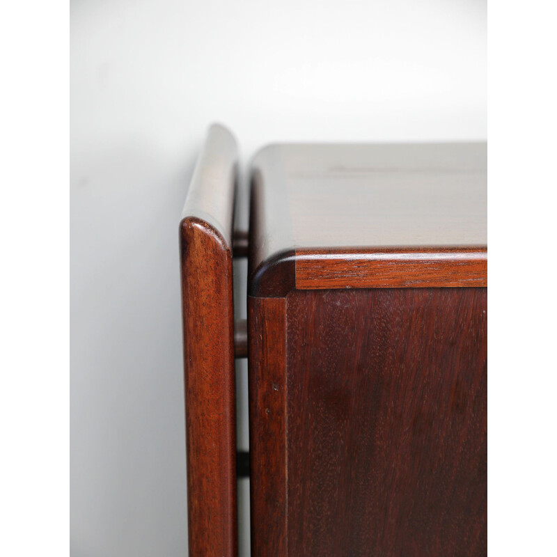 Vintage sideboard in mahogany, Germany, 1970s