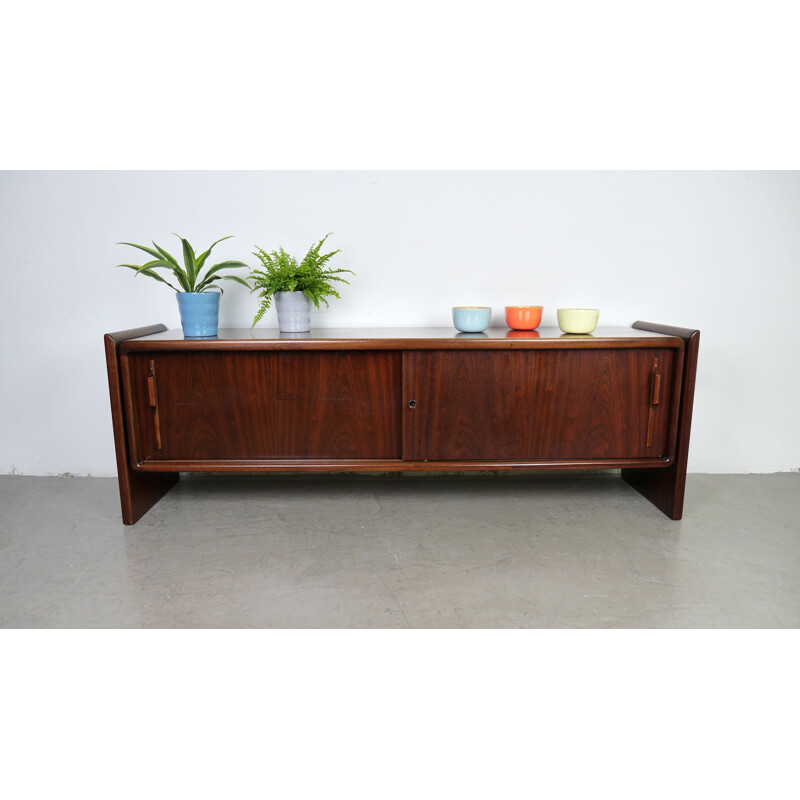 Vintage sideboard in mahogany, Germany, 1970s