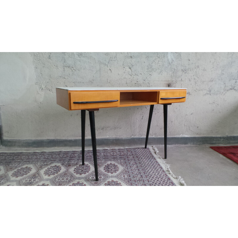 Vintage desk by Mjomir Pozar for UP Zavody, 1960