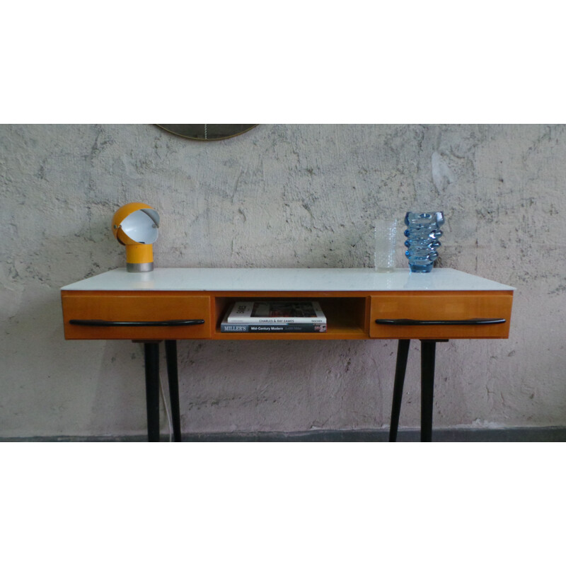 Vintage desk by Mjomir Pozar for UP Zavody, 1960