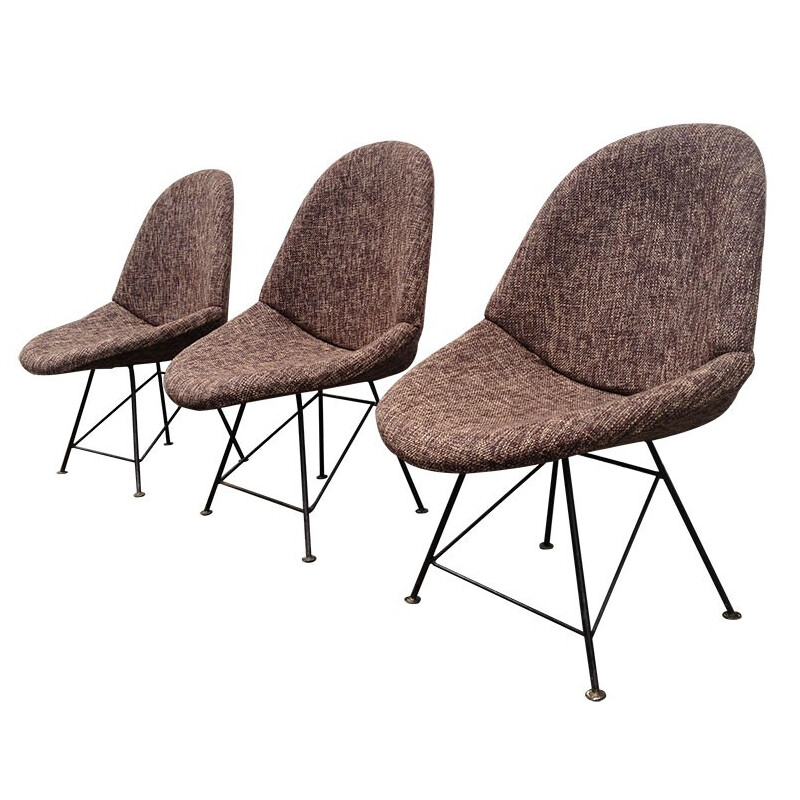 3 chaises vintage - années 50
