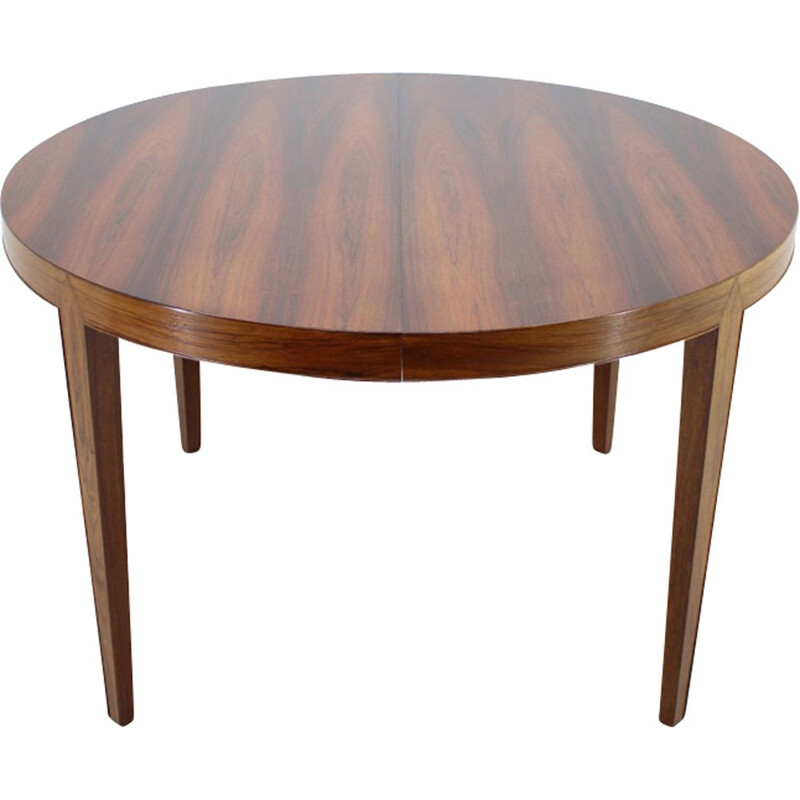 Vintage extendable table for Haslev Møbelsnedkeri in rosewood 1960s