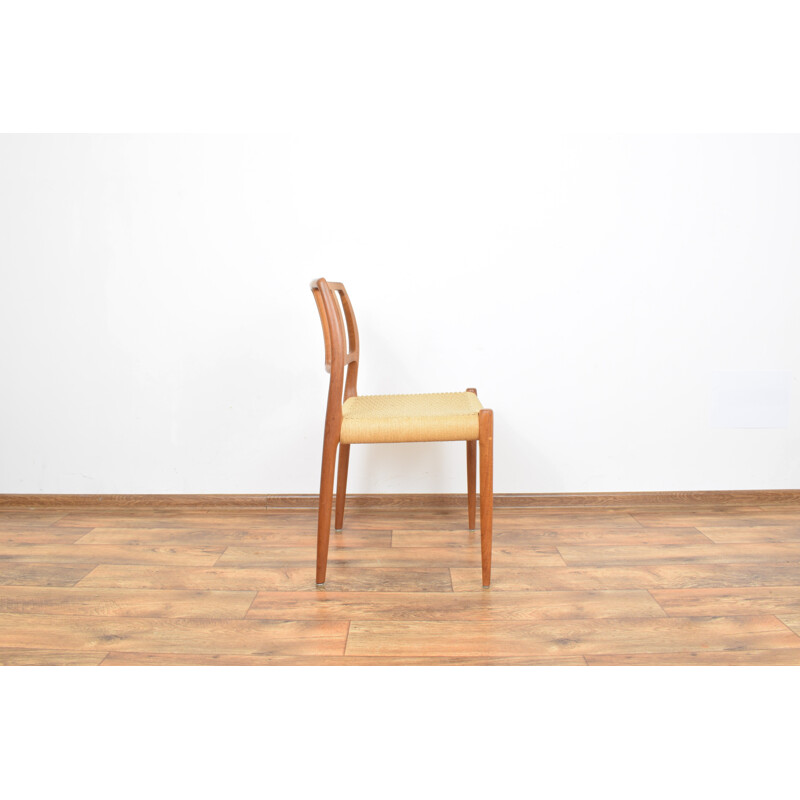 Mid-Century Model 82 Chair by Niels Otto (N. O.) Møller for J.L. Møllers, 1960s, Set of 4