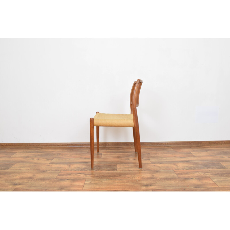 Mid-Century Model 82 Chair by Niels Otto (N. O.) Møller for J.L. Møllers, 1960s, Set of 4