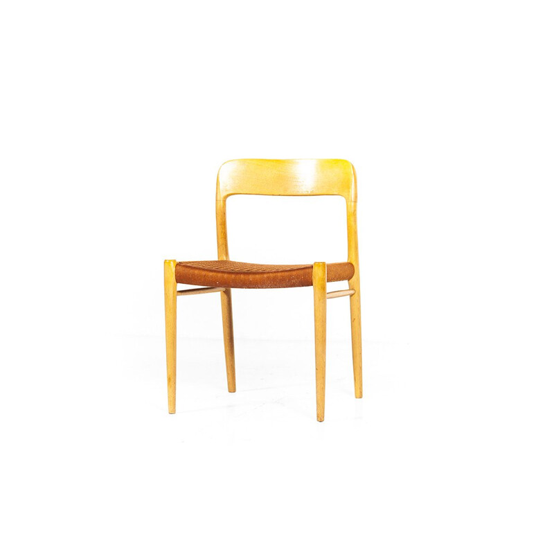 Vintage Set of 4 Chairs No. 75  by Niels Otto Møller for J.L. Møllers, 1960s