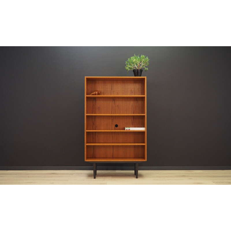 Vintage Bookcase in teak with Danish design 60s 70s