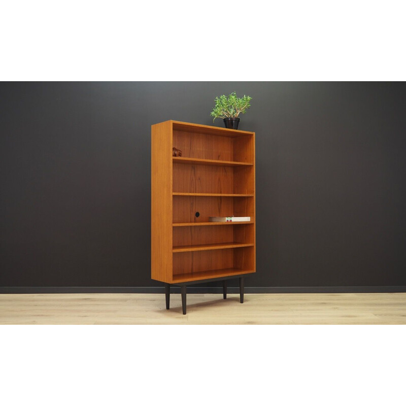 Vintage Bookcase in teak with Danish design 60s 70s