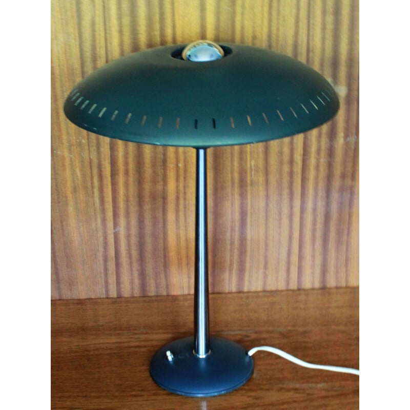 Vintage Desk Lamp Evoluon green by Louis Kalff for Philips, 1950s 1960s 