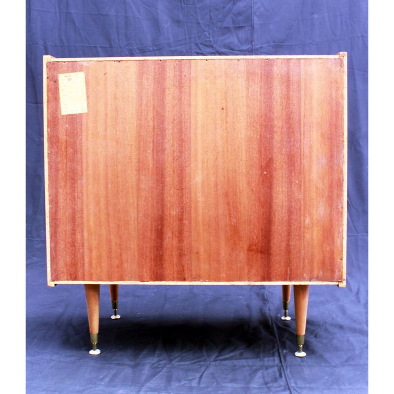 Scandinavian-style vintage chest of drawers with 4 drawers, 1960s