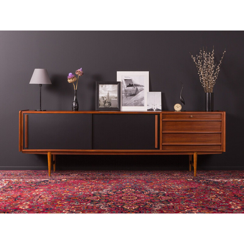 Vintage German sideboard in teak, 1950s