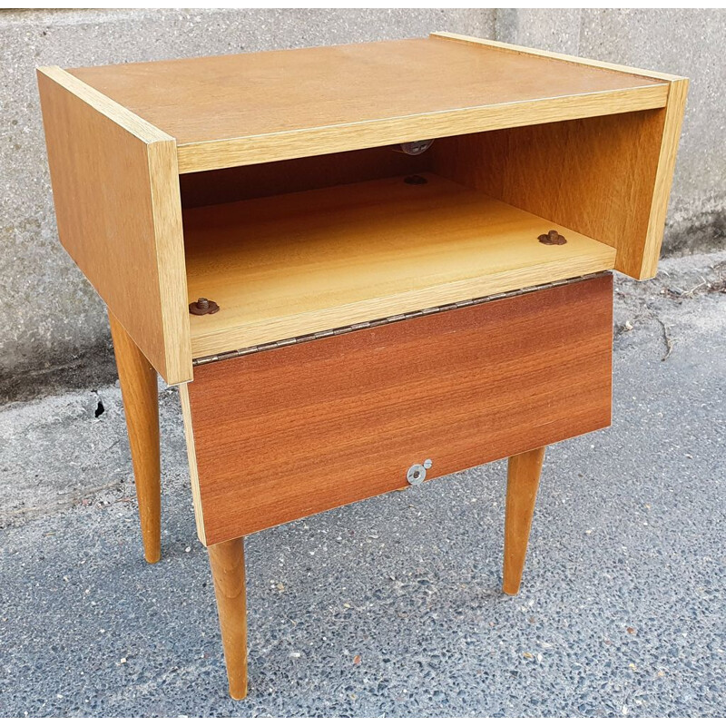 Vintage Scandinavian bedside table, 1960s