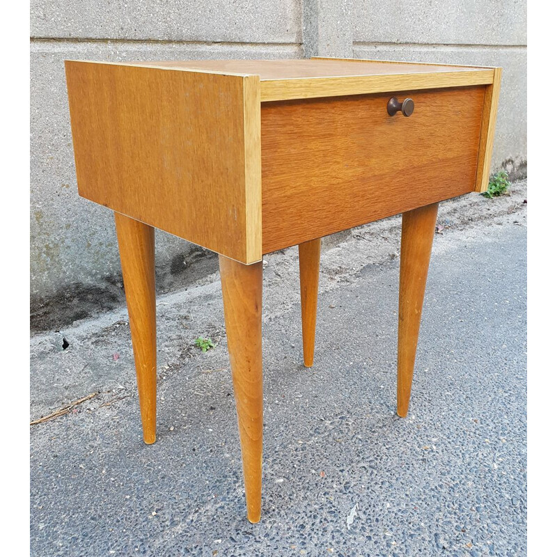 Vintage Scandinavian bedside table, 1960s