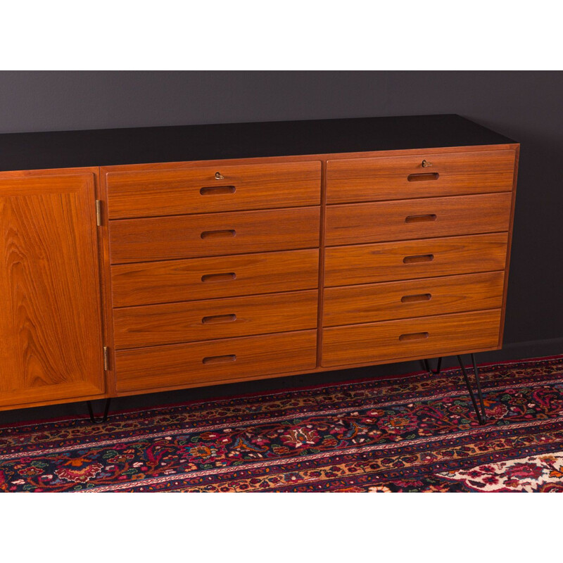 Vintage Danish sideboard in teak by Kai winding for Poul Jepesen, 1960s