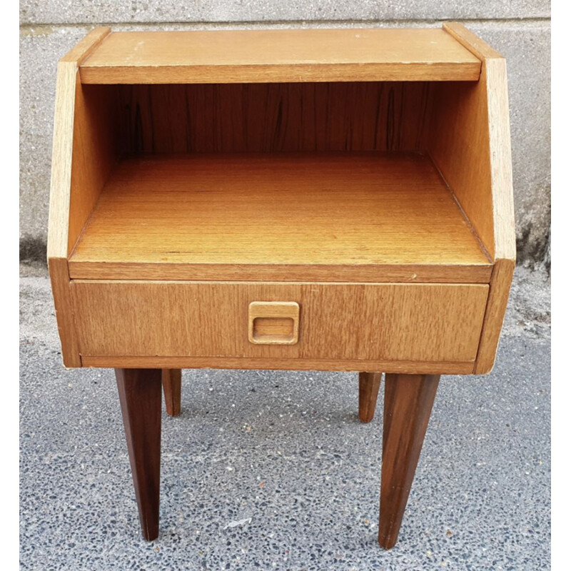 Vintage Scandinavian bedside table, 1950-1960s