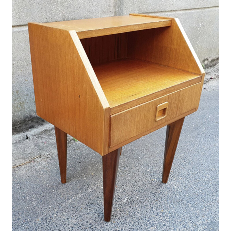 Vintage Scandinavian bedside table, 1950-1960s