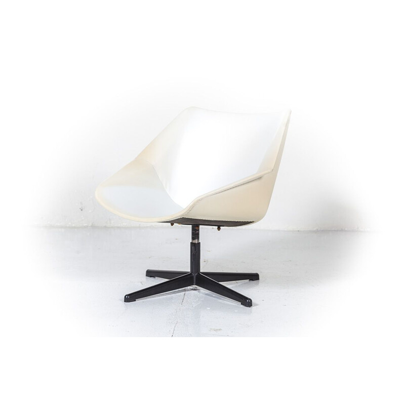 Fauteuil pivotant vintage par Cees Braakman pour Pastoe, 1950 