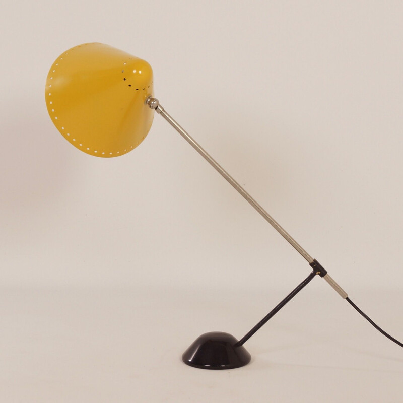 Vintage yellow "M1" desk lamp by Floris Fiedeldij for Artimeta,1956s