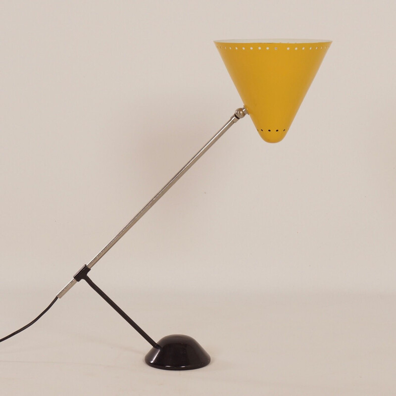 Vintage yellow "M1" desk lamp by Floris Fiedeldij for Artimeta,1956s