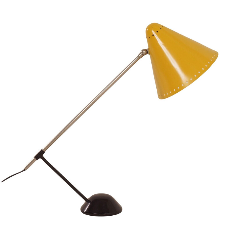 Vintage yellow "M1" desk lamp by Floris Fiedeldij for Artimeta,1956s