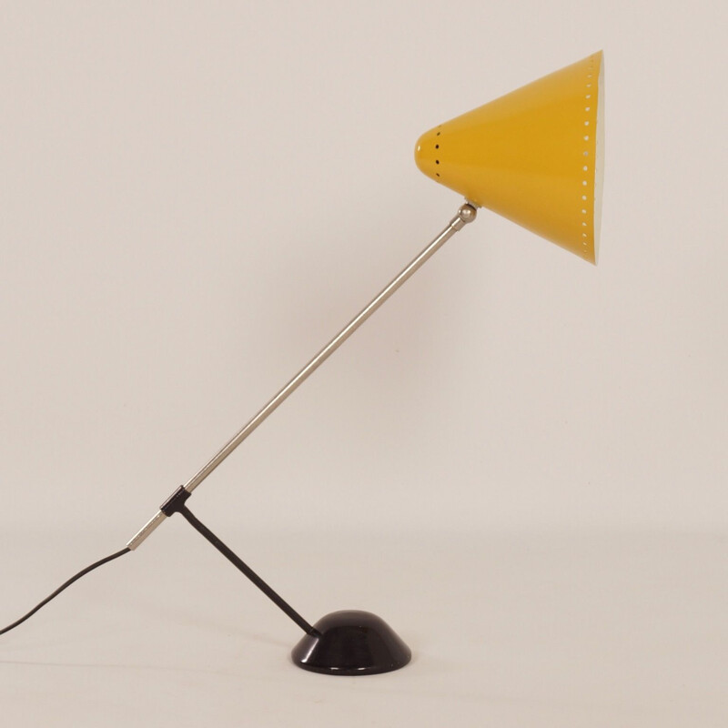Vintage yellow "M1" desk lamp by Floris Fiedeldij for Artimeta,1956s